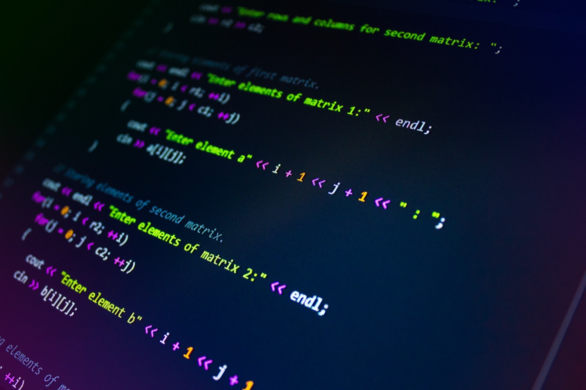 Computer Screen Showing Code for LLM Data Integration